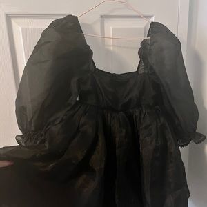 selkie puff babydoll dress xs